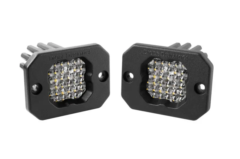 Diode Dynamics Stage Series C1 Led Pod Sport - White Flood Flush Rbl (Pair) 1