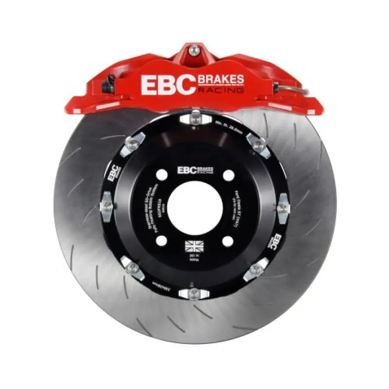 Ebc Racing 00-07 Bmw M3 (E46) Red Apollo-4 Calipers 355Mm Rotors Front Big Brake Kit 1