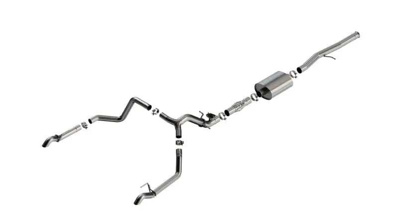 Borla 2024 Chevrolet/Gmc 1500 Zr2 & At4x 6.2L V8 4Wd 4Dr Atak Catback Exhaust W/ Turndown Tips 1