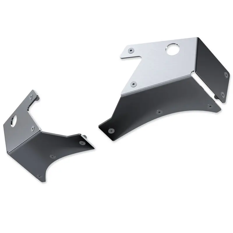 Artec Industries 20-25 Jeep Wrangler Sahara Jt Rear Bumper Aluminum Corner Skids 1