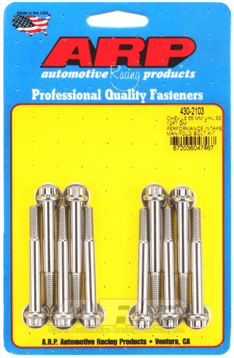 Arp Chevy Ls 55Mm Uhl 12Pt Gm Performance Intake Manifold Bolt Kit 1