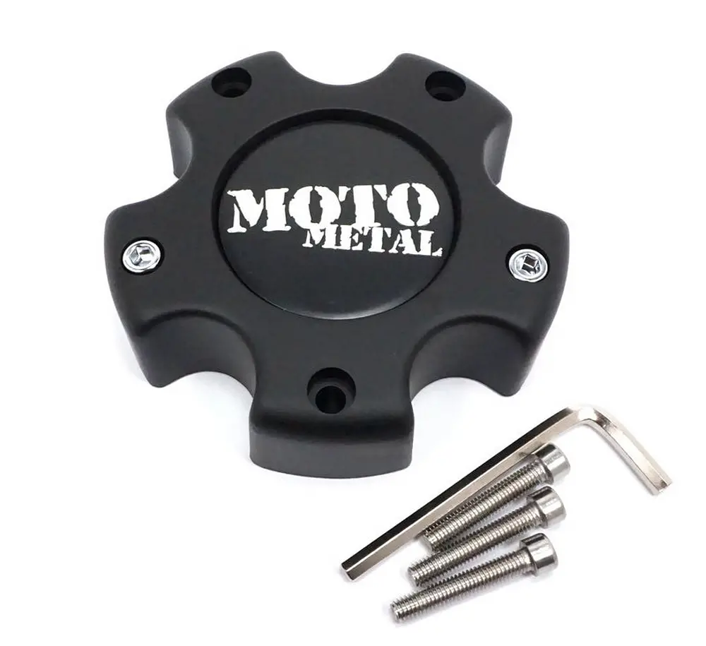 Moto Cap M-Blk 5X4.5/4.75/5 - New Logo 1