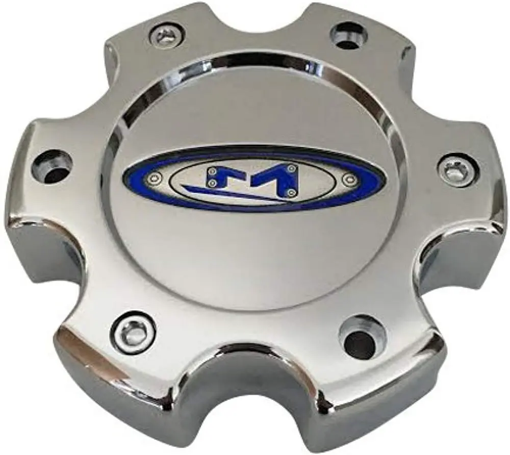 Mo951 Cap Blk 6X135 +18 - Blue Oval Logo 1
