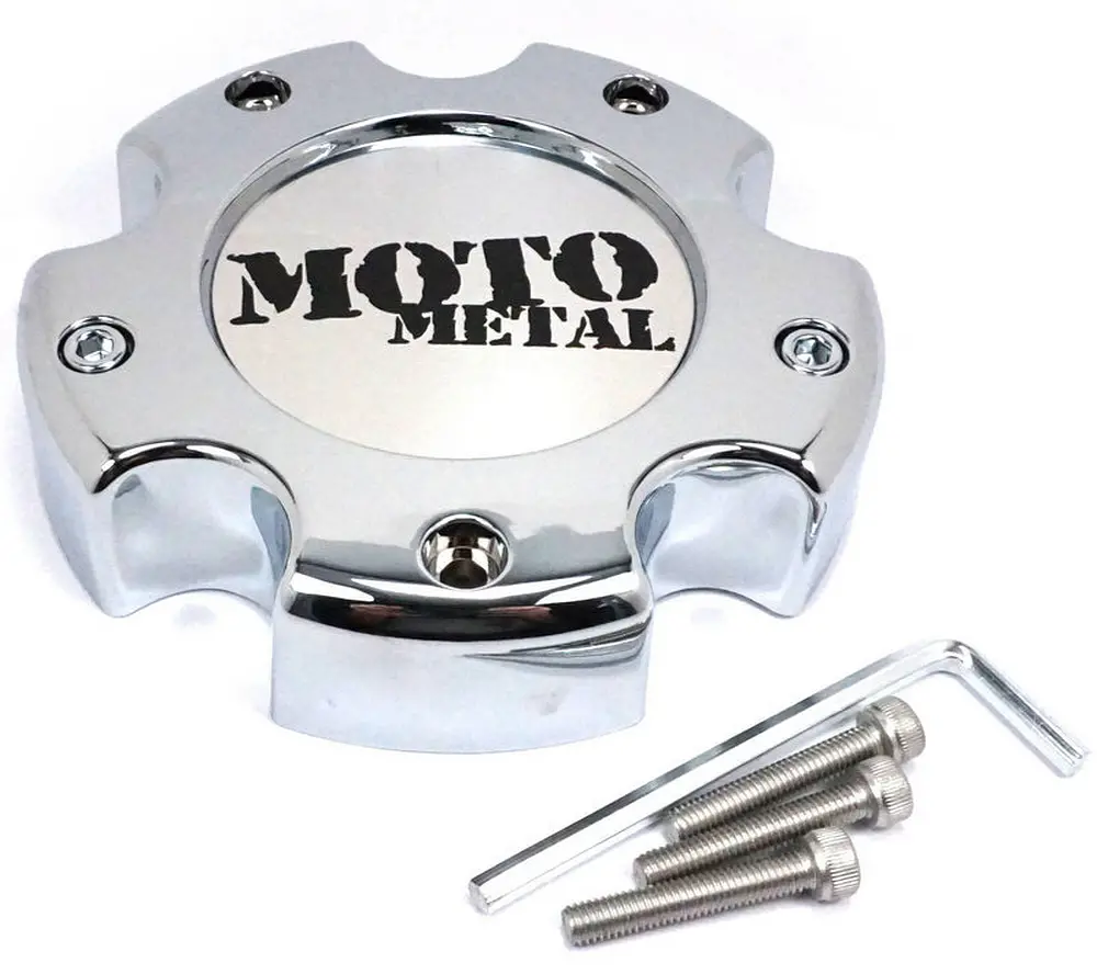 Moto Cap Chrome 5X5.5 - New Logo 1