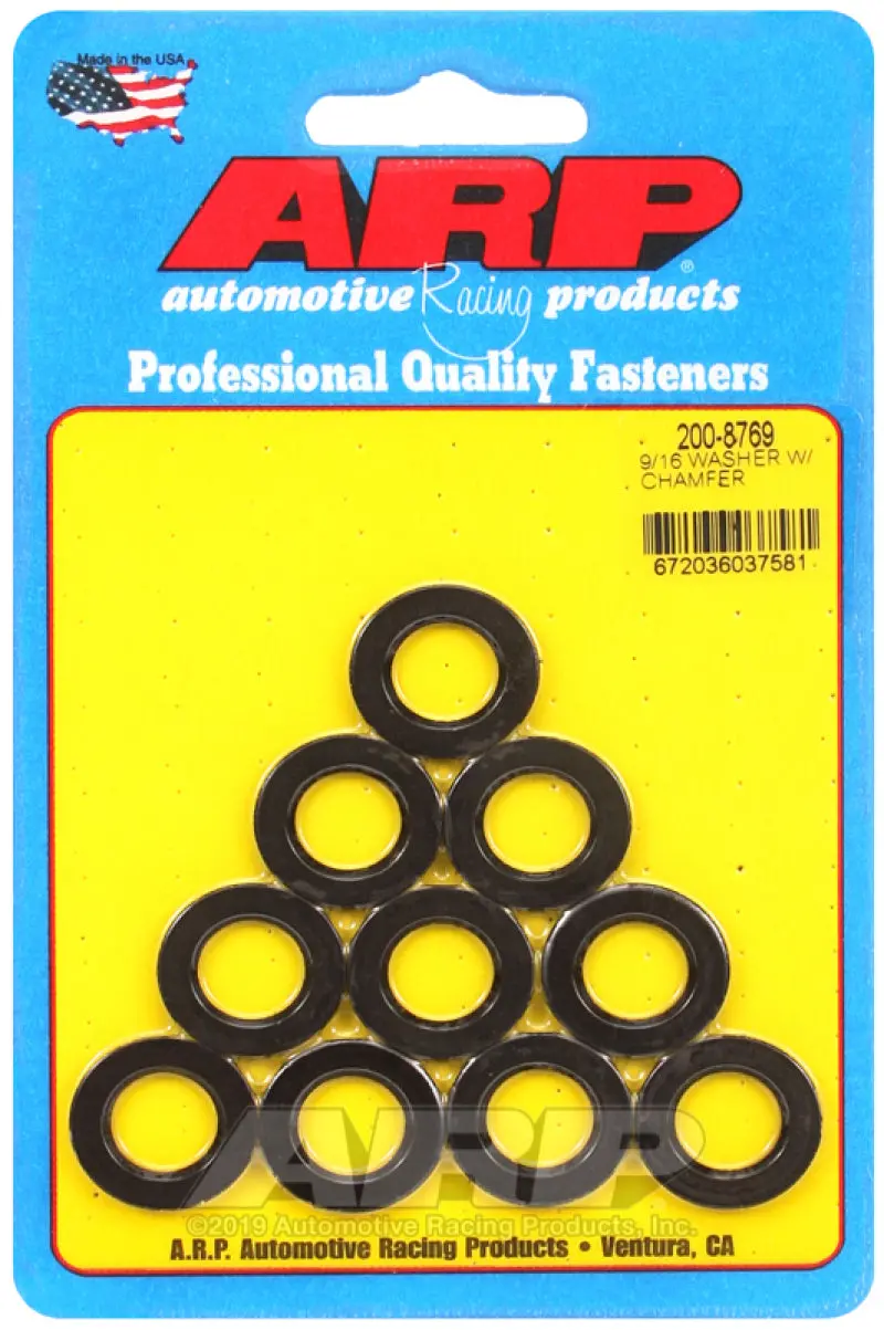 Arp 9/16 Id 1.00 Od Chamfer Washers (10 Pack) 1
