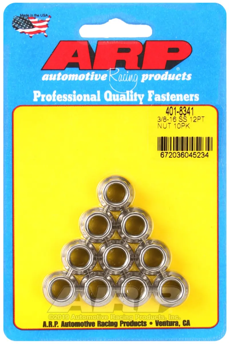 Arp 3/8-16 12Pt Ss - 10 Pk 1