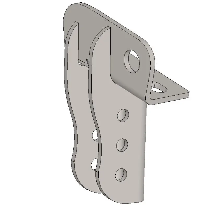 Artec Industries 97-06 Jeep Wrangler Tj Frame Side Trackbar Mount - 2 1/2 In - 3 1/2 In Stretch 1