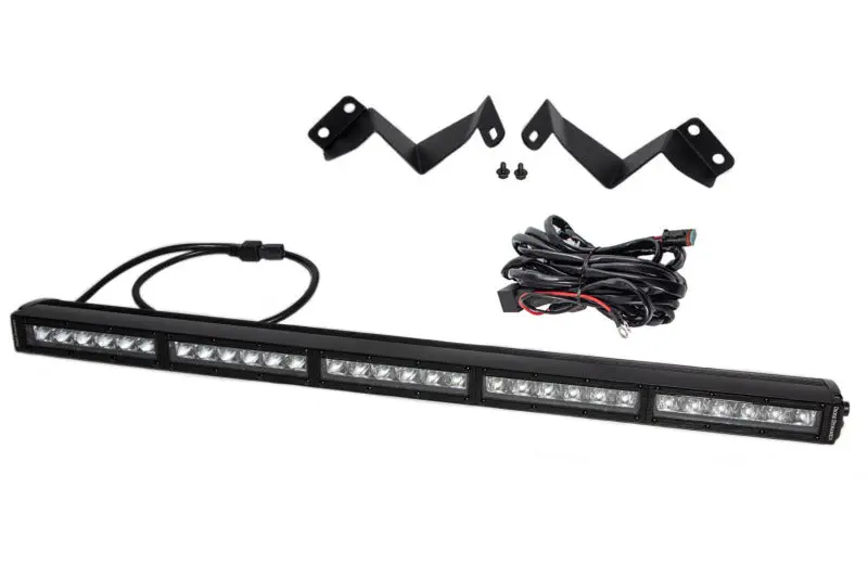 Diode Dynamics 16-21 Toyota Tacoma Ss30 Stealth Lightbar Kit - White Driving 1
