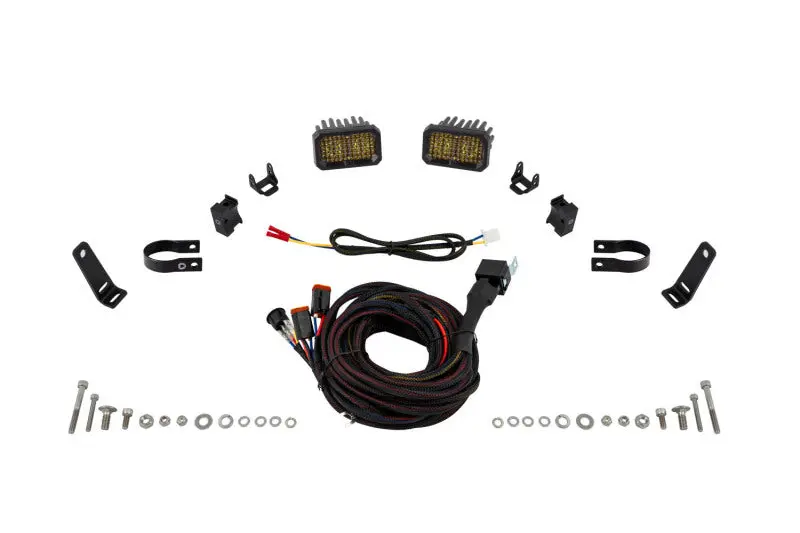 Diode Dynamics Stage Series 1 1/2 In Roll Bar Chase Light Kit Ssc2 Sport - Yellow (Pair) 1