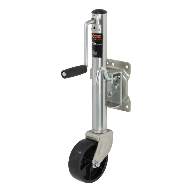 Curt Marine Scissor Jack With 6-Inch Wheel – 1200-Lb Capacity, 10-Inch Travel 1