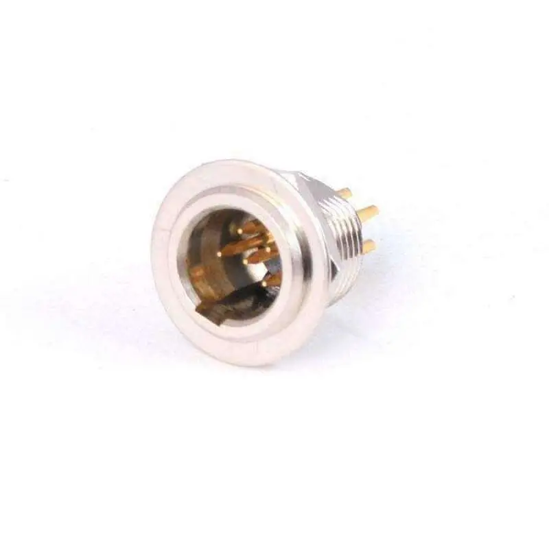 Rugged Radios 5-Pin Panel Mount Mini Xlr Connector Tb5m 1