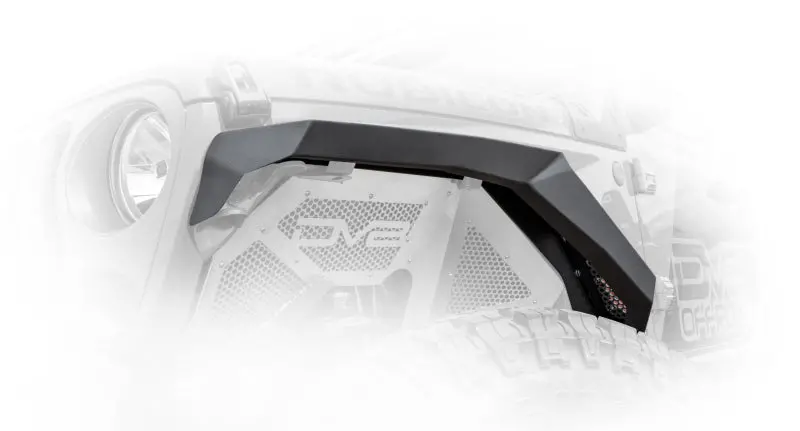 Dv8 Offroad 2018+ Jeep Wrangler Jl Armor Fenders W/ Led Turn Signal Lights 2