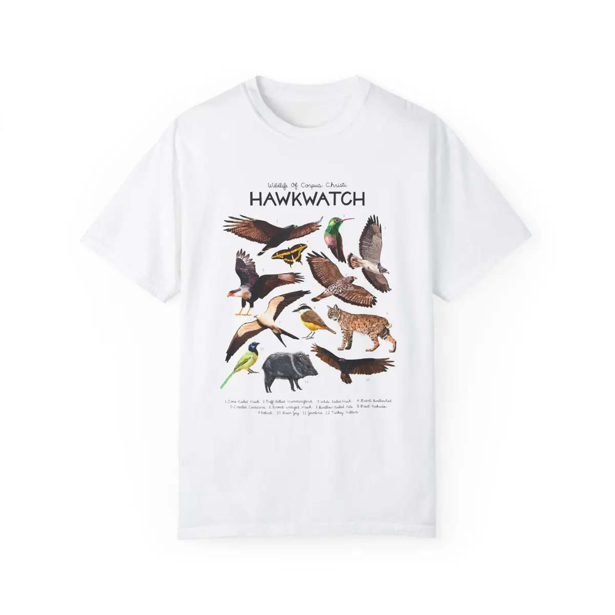 Corpus Christi Hawkwatch Tee 1