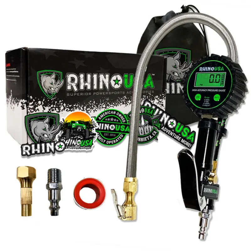 Rhino Usa 200 Psi Digital Tire Inflator Gauge 1