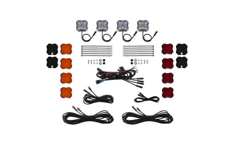 Diode Dynamics Single-Color Rock Light Installer Magnet Mount Kit (4-Pack) 1