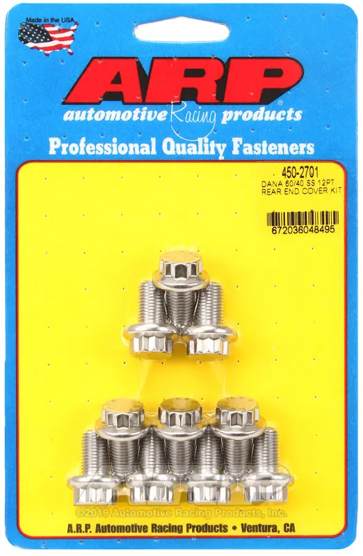 Arp Ford Dana 60/40 Ss Rear End Cover Bolt Kit 1