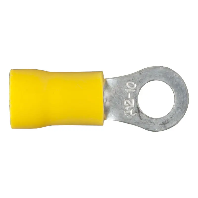 Curt Ring Terminals – 100-Pack, 12–10 Awg Wire, 10-Stud Size 1
