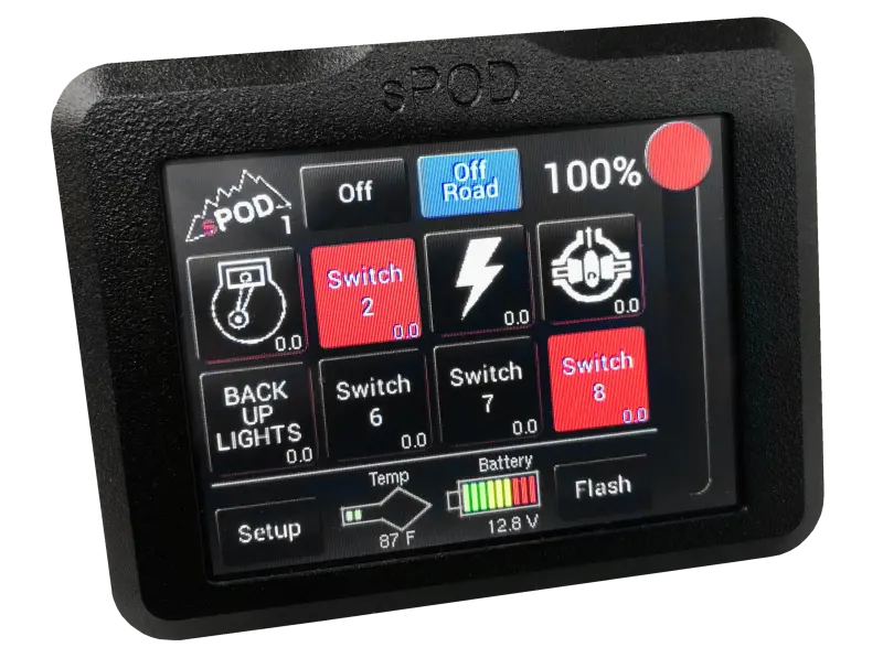 Spod 8 Circuit Systems Add-On Touchscreen 1