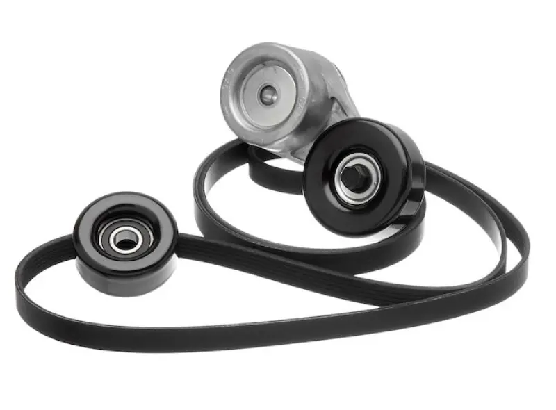 Gates 87-96 Ford F Series Pickup 6 Cyl 4.9L Serpentine Belt Kit 1