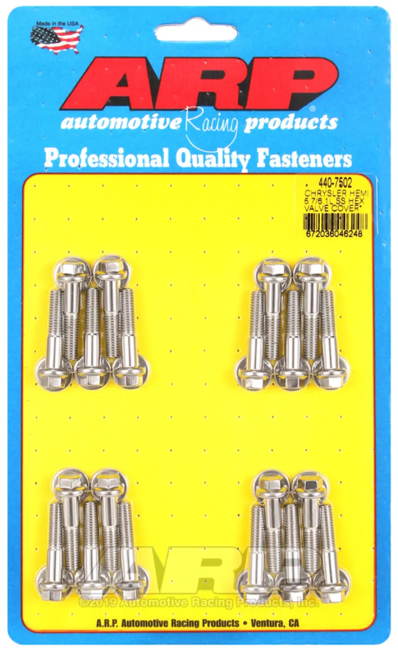 Arp Chrysler Hemi 5.7/6.1L Ss Hex Valve Cover Bolt Kit 1