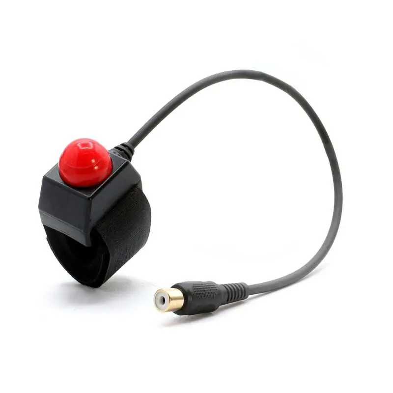 Rugged Radios Motorcycle Push To Talk (Ptt) Velcro Mount With Rca Connector 1