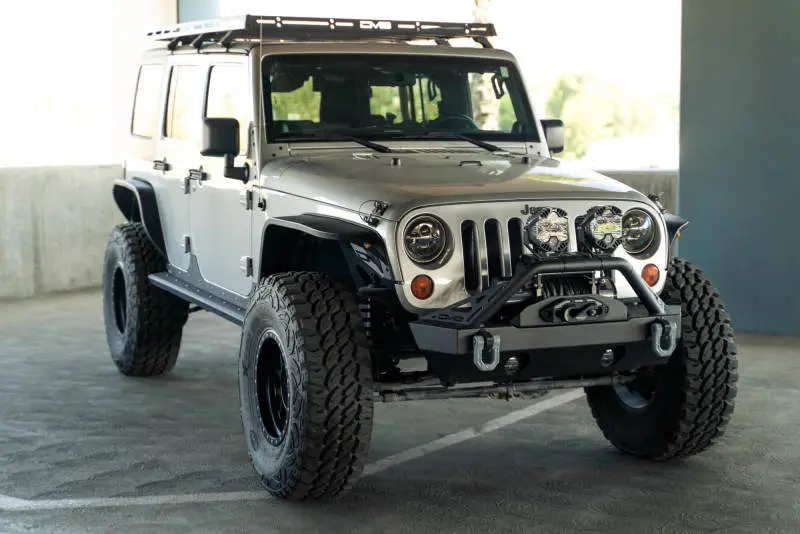 Dv8 Offroad 07-18 Jeep Wrangler Jk Slim Fender Flares 1