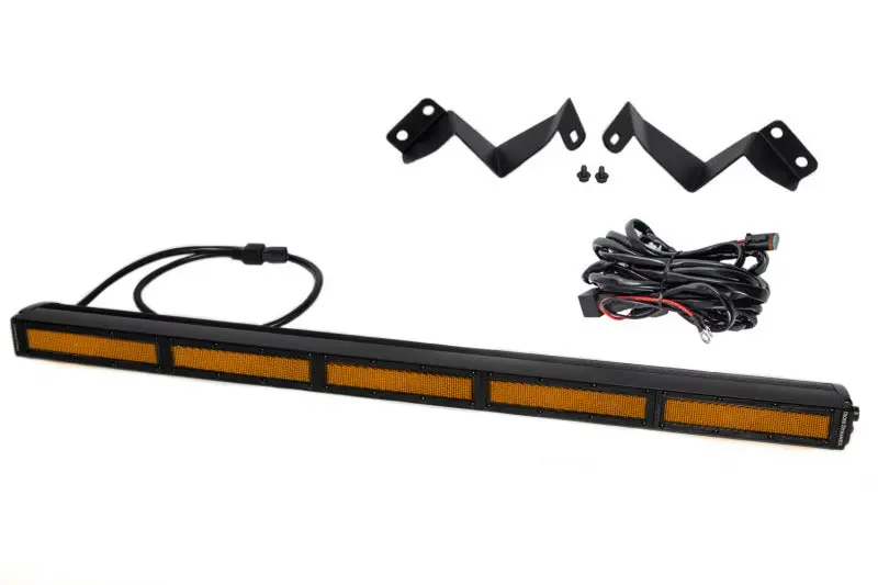 Diode Dynamics 16-21 Toyota Tacoma Ss30 Stealth Lightbar Kit - Amber Flood 1