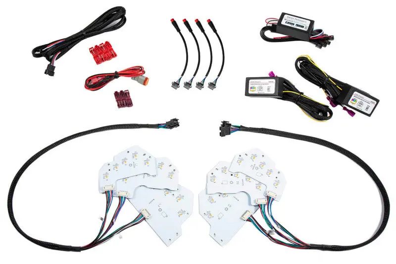 Diode Dynamics 18-23 Usdm Ford Mustang Rgbwa Drl Led Boards 1