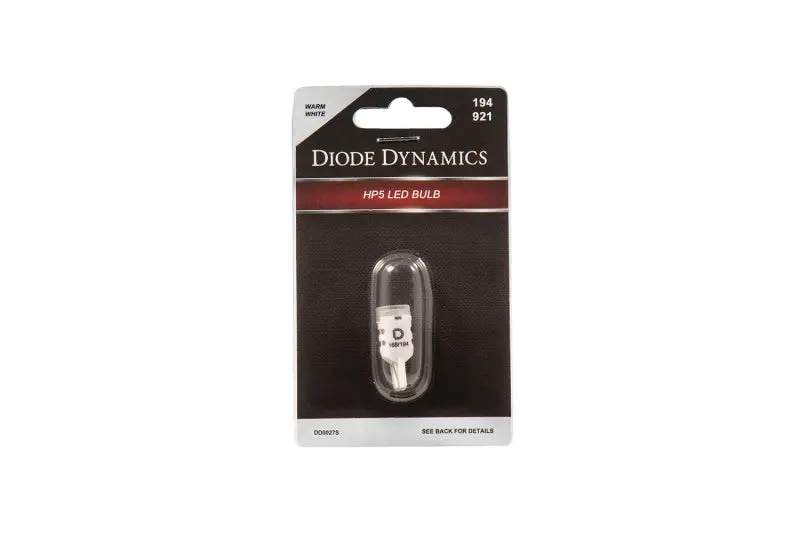 Diode Dynamics 194 Led Bulb Hp5 Led Warm - White Short (Single) 1