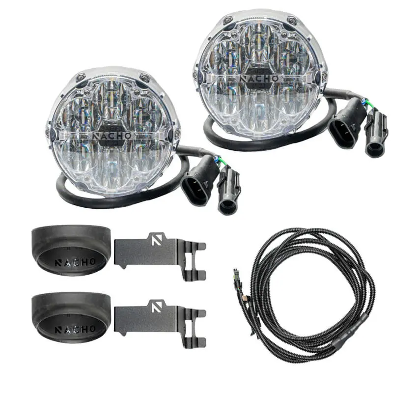 Arb Toyota Nacho Sae Only Plug N Play Fog Light Kit - White 1