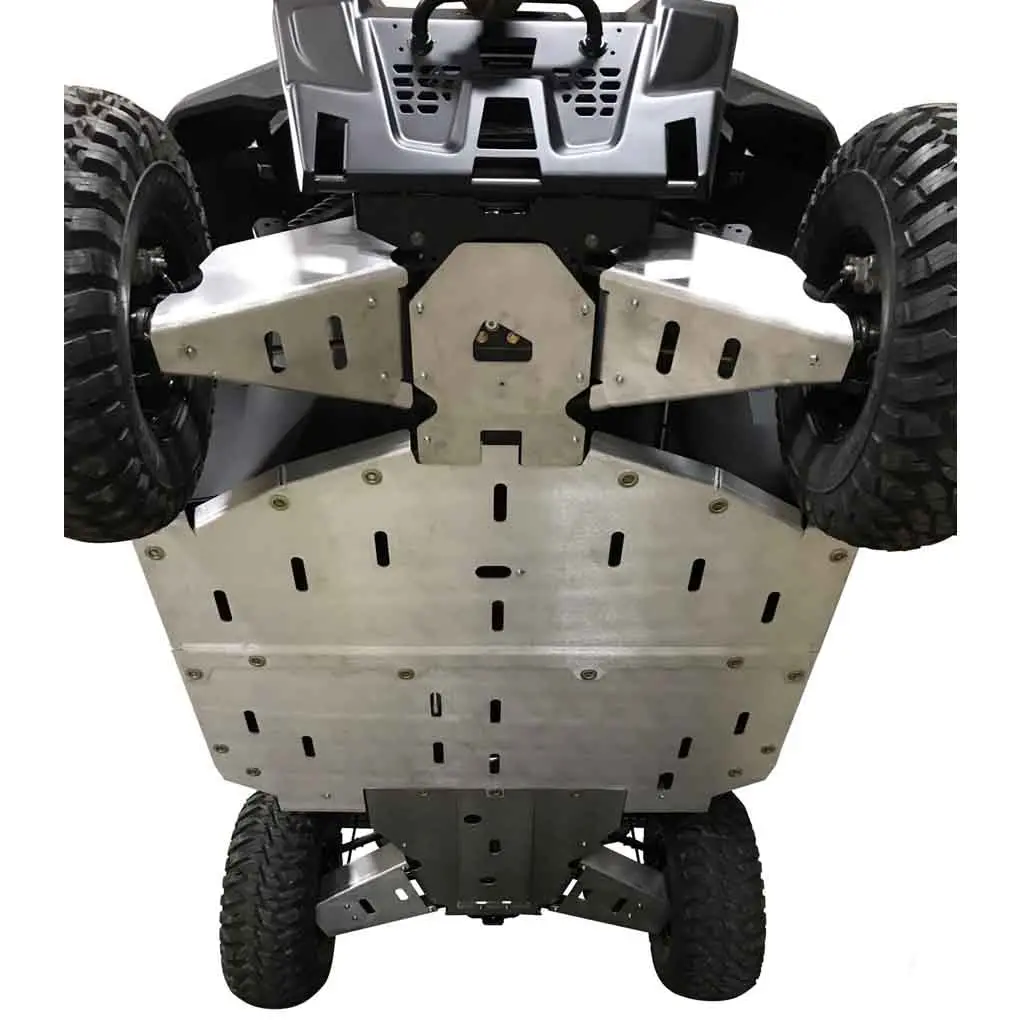 Full-coverage skid plate protection kit — aluminum and UHMW construction for 2020 Polaris Ranger 1000 (excluding XP variants)