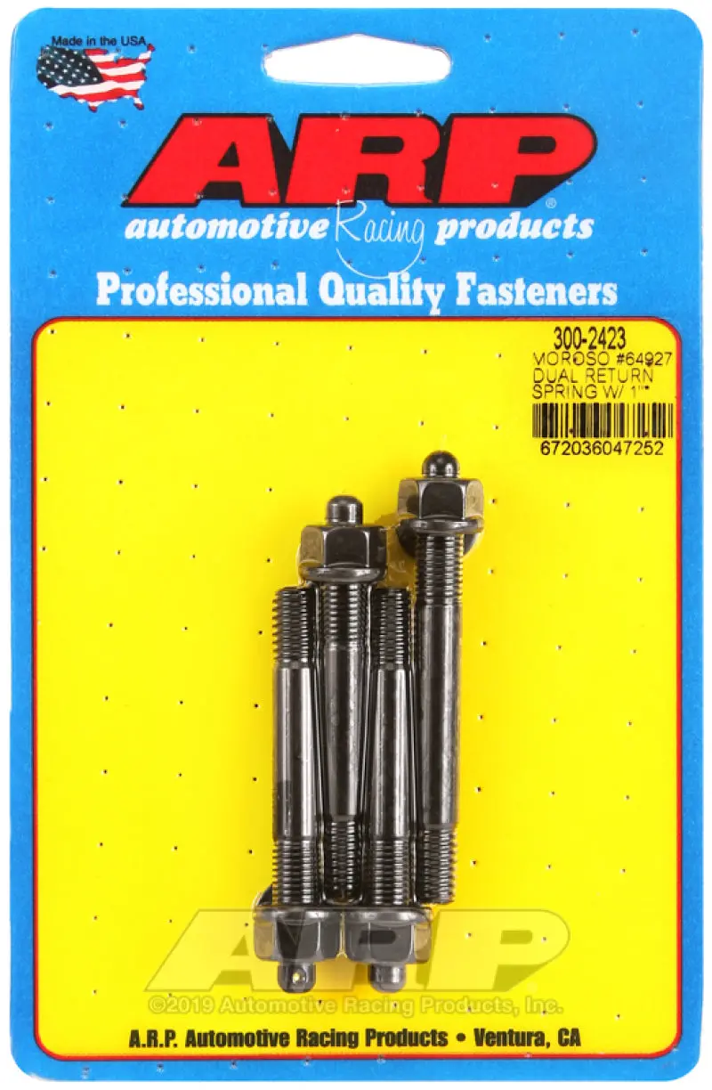 Arp Moroso 64927 Dual Return Spring W/ 1In Spacer Plate Pro Series Carb Stud Kit 1