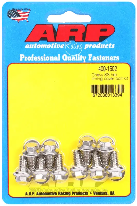 Arp Chevy Ss Hex Timing Cover Bolt Kit 1