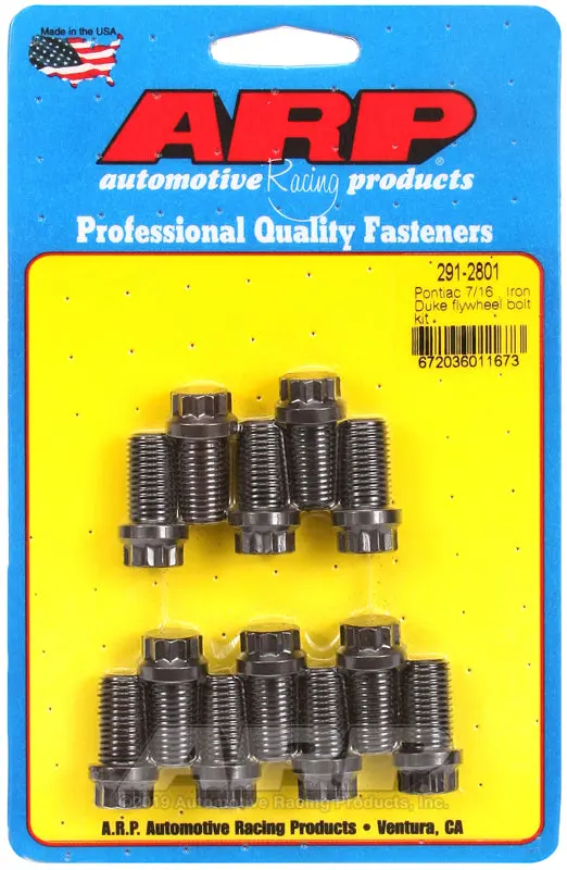 Arp Pontiac 7/16 Iron Duke Flywheel Bolt Kit 1