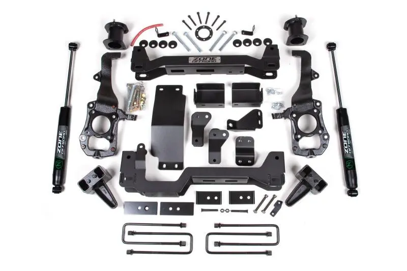 Zone Offroad 21-24 Ford F150 6 In Zone Lift System W/Nitro Shocks 1