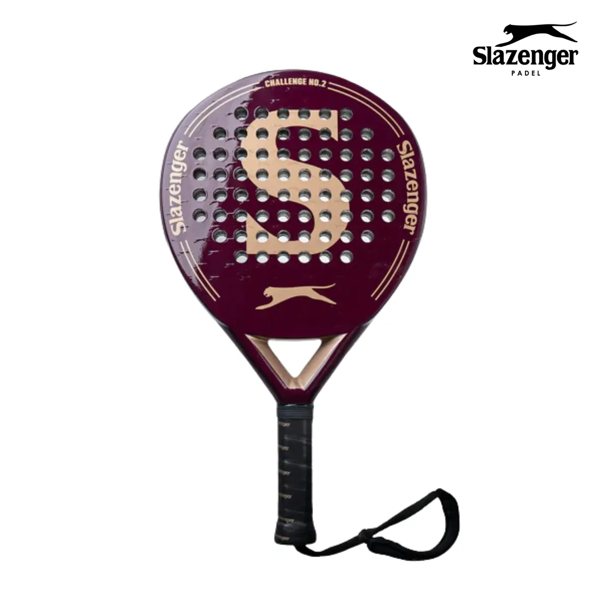 Slazenger Challenge No.2 Burgundy | Padel Racket 1