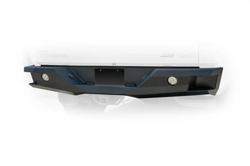 Dv8 Offroad 07-13 Toyota Tundra Rear Bumper Winch Ready - Black Powdercoat 1