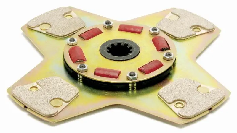 Mcleod Racing Sprung Hub Clutch Disc – Flat 4-Paddle Design, 10.5In × 1-1/8In × 26 Splines 1