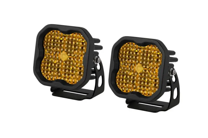 Diode Dynamics Ss3 Sport Abl - Yellow Flood Standard (Pair) 1