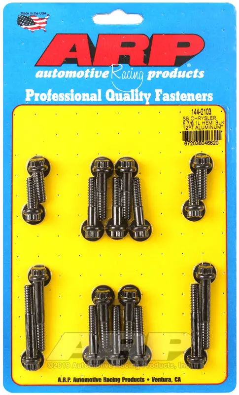 Arp Small Block Chrysler 5.7/6.1L Hemi 12Pt Aluminum Intake Manifold Bolt Kit 1