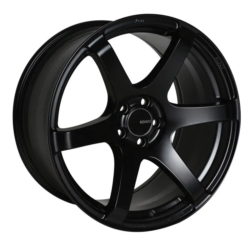Enkei T6S 18X8.5 35Mm Offset 5X114.3 Bolt Pattern 72.6 Bore Matte Black Wheel 1
