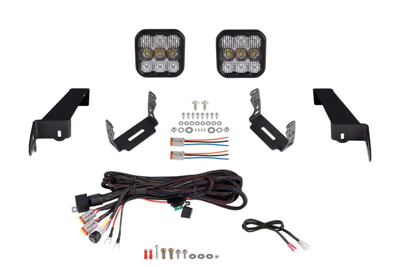 Diode Dynamics Jeep Jl Ss5 Crosslink Bumper Lightbar Kit Sport Combo 1