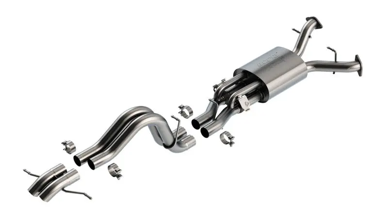 Borla 22-24 Ford Bronco Raptor V6 Turbo At 2Wd / 4Wd Atak Catback Exhaust W/ Turndown Tips 1