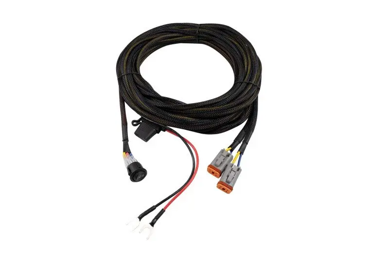 Diode Dynamics Light Duty Dual Output 3-Way 4-Pin Wiring Harness 1