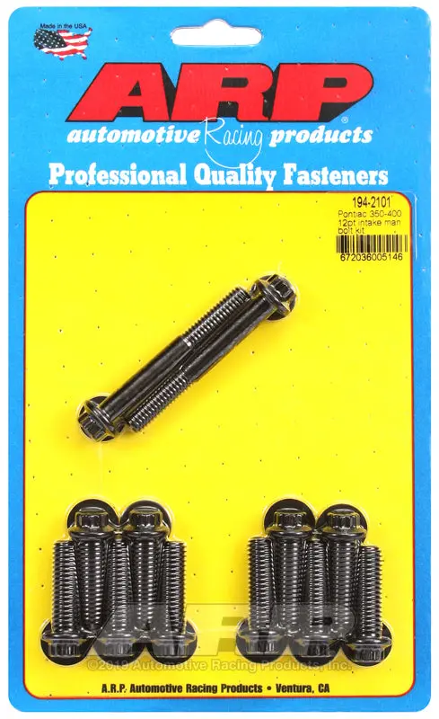 Arp Pontiac 350-400 12Pt Intake Manifold Bolt Kit 1