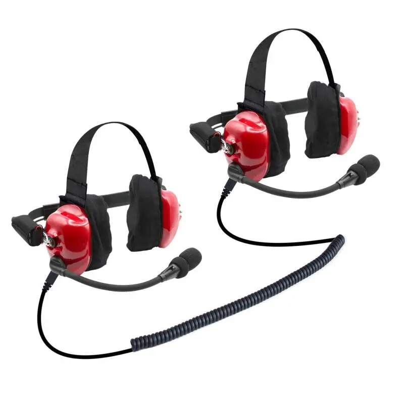 Rugged Radios H80 Track Talk Linkable Intercom Headsets - Bring The Conversation... Nascar Event 1
