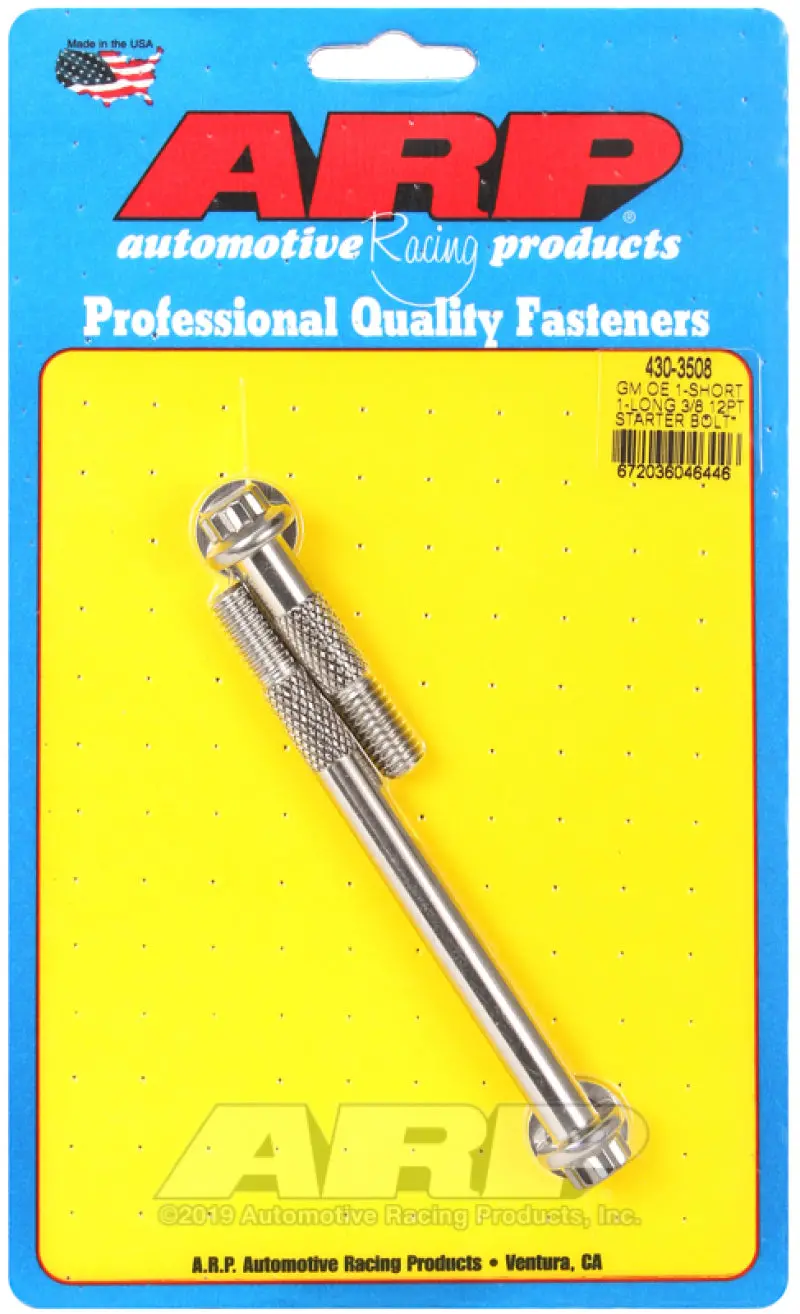 Arp Gm 3/8 X 1.975/4.660In 12Pt Ss Starter Bolt Kit 1