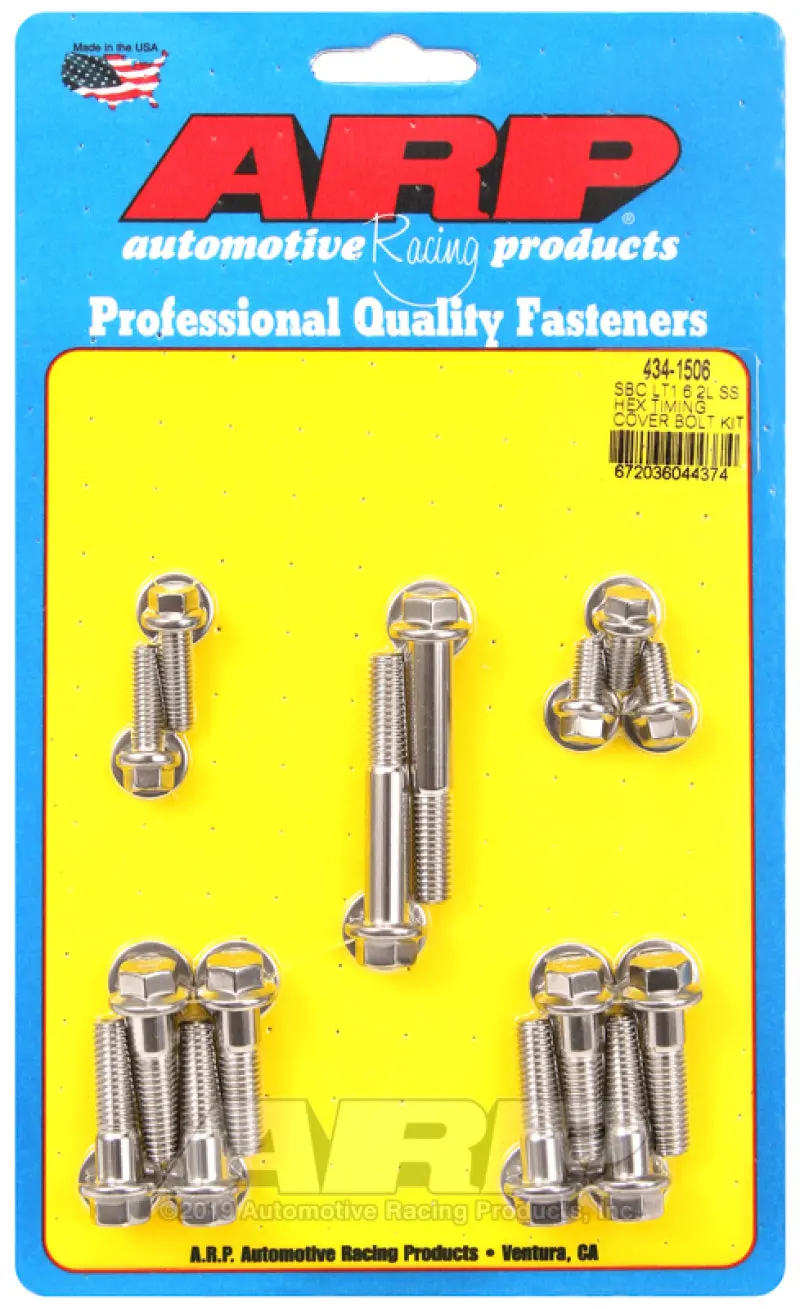 Arp Lt1 6.2L Ss Hex Timing Cover Bolt Kit 1