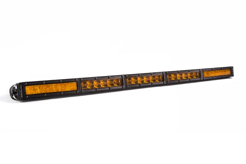 Diode Dynamics 30 In Led Light Bar Single Row Straight - Amber Combo Each Stage Series 1