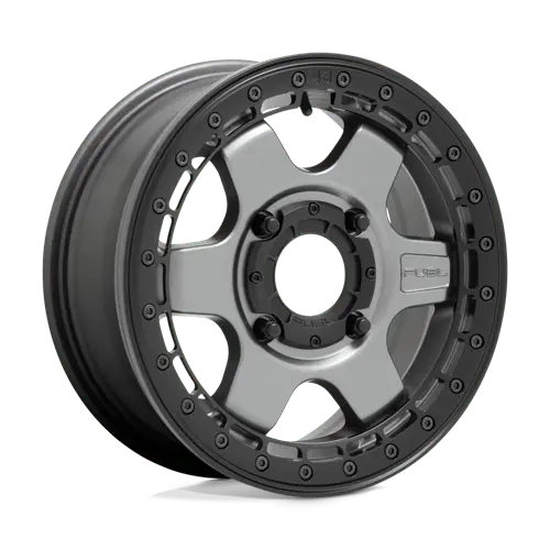 D923 15X6 4X137 Mt-Gmtl Blk-Ring 38Mm 1
